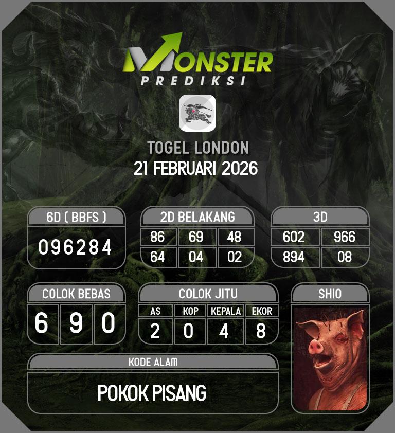 Kode-Monster-London-Hari-Sabtu-21-Februari-2026