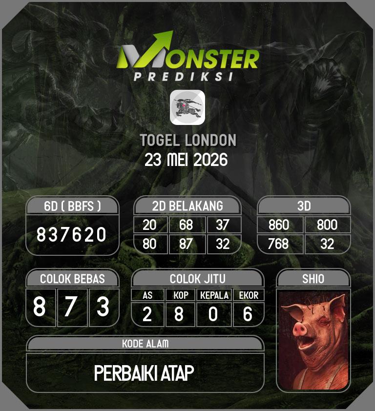 Kode-Monster-London-Hari-Sabtu-23-Mei-2026