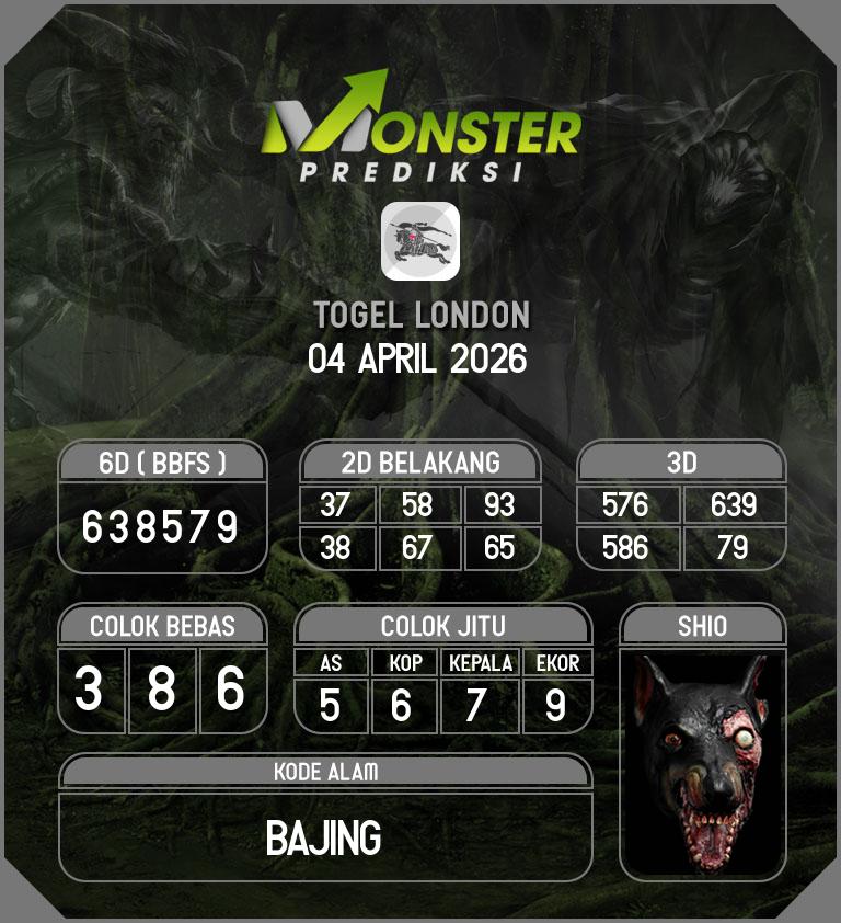 Kode-Monster-London-Hari-Sabtu-4-April-2026