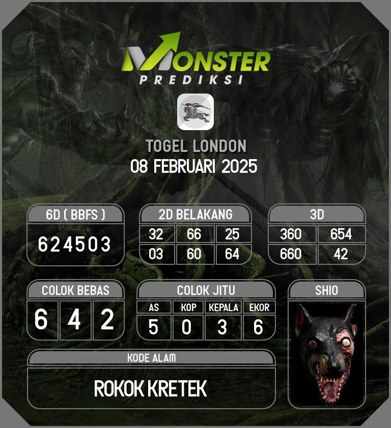 Kode-Monster-London-Hari-Sabtu-8-Februari-2025