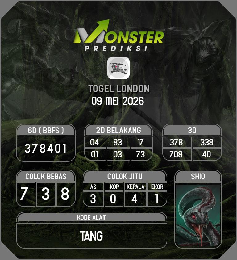 Kode-Monster-London-Hari-Sabtu-9-Mei-2026