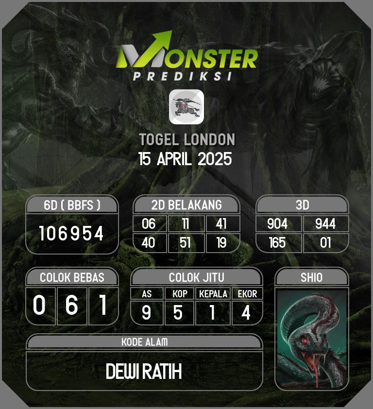 Kode-Monster-London-Hari-Selasa-15-April-2025