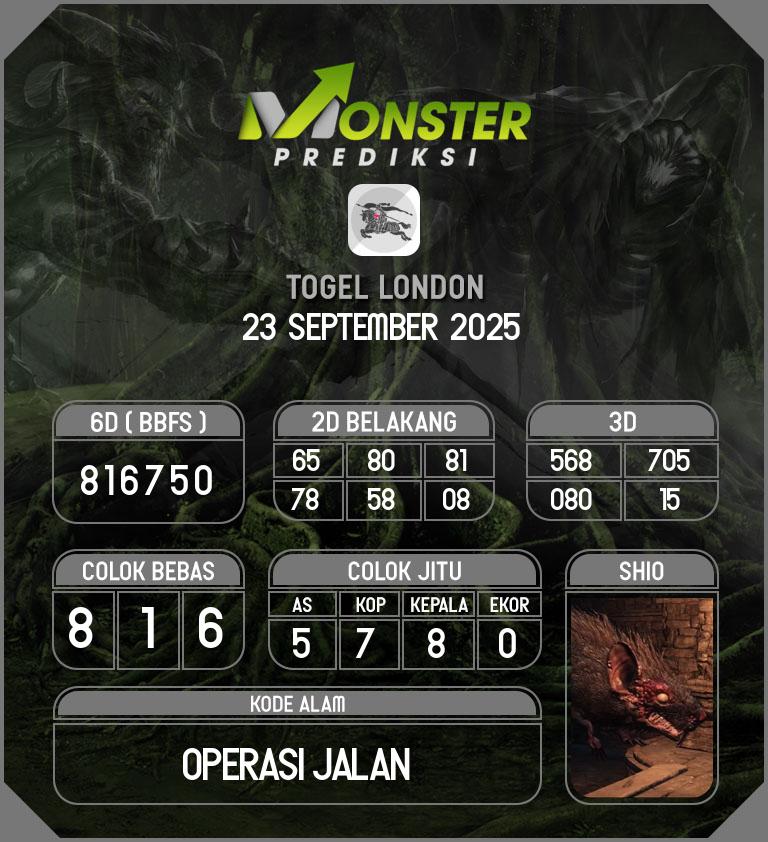 Kode-Monster-London-Hari-Selasa-23-September-2025