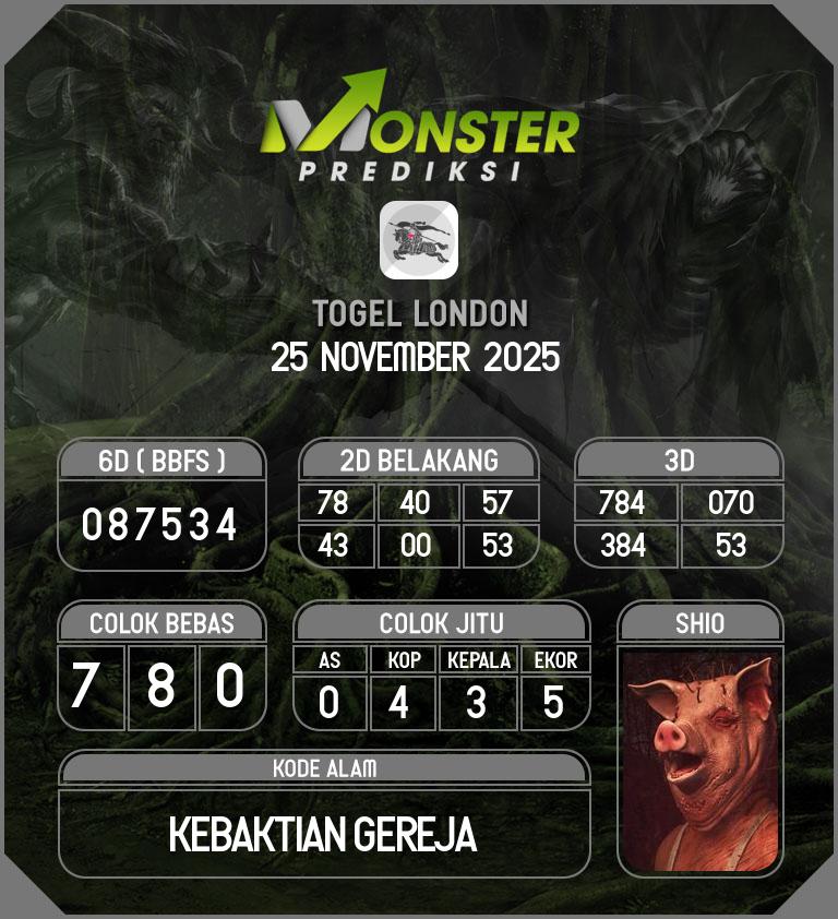 Kode-Monster-London-Hari-Selasa-25-November-2025