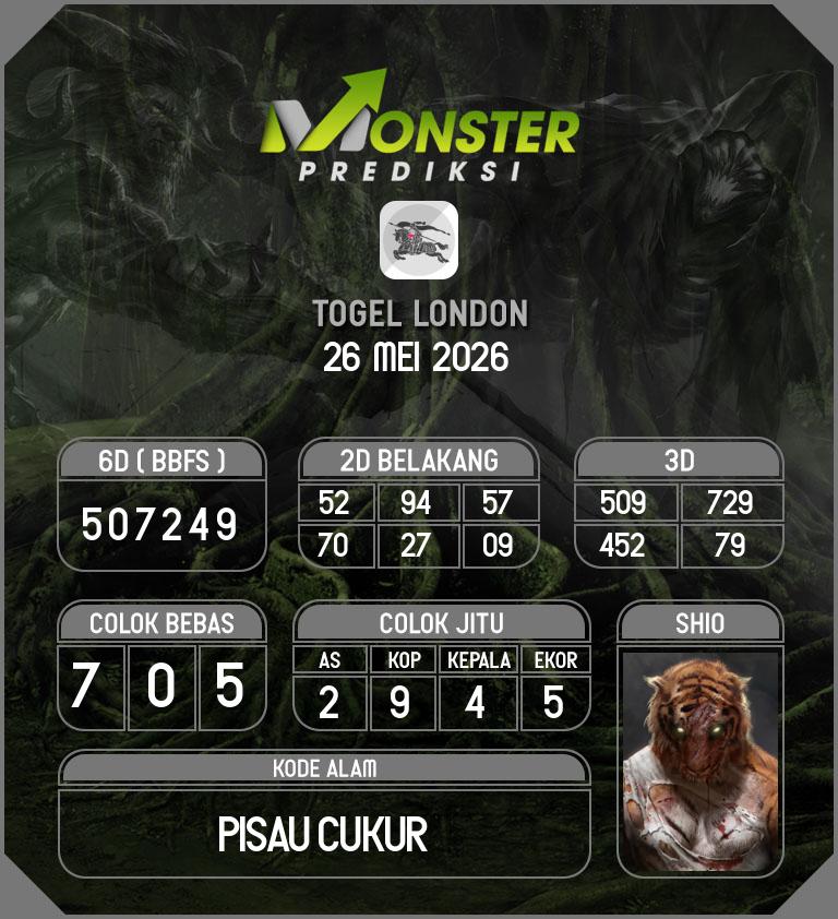 Kode-Monster-London-Hari-Selasa-26-Mei-2026