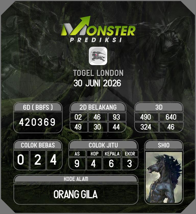 Kode-Monster-London-Hari-Selasa-30-Juni-2026