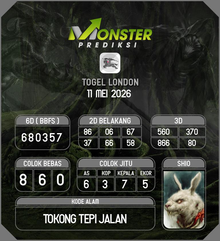 Kode-Monster-London-Hari-Senin-11-Mei-2026