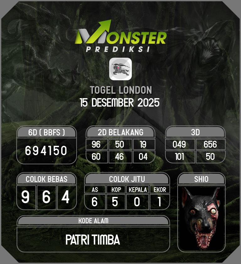 Kode-Monster-London-Hari-Senin-15-Desember-2025