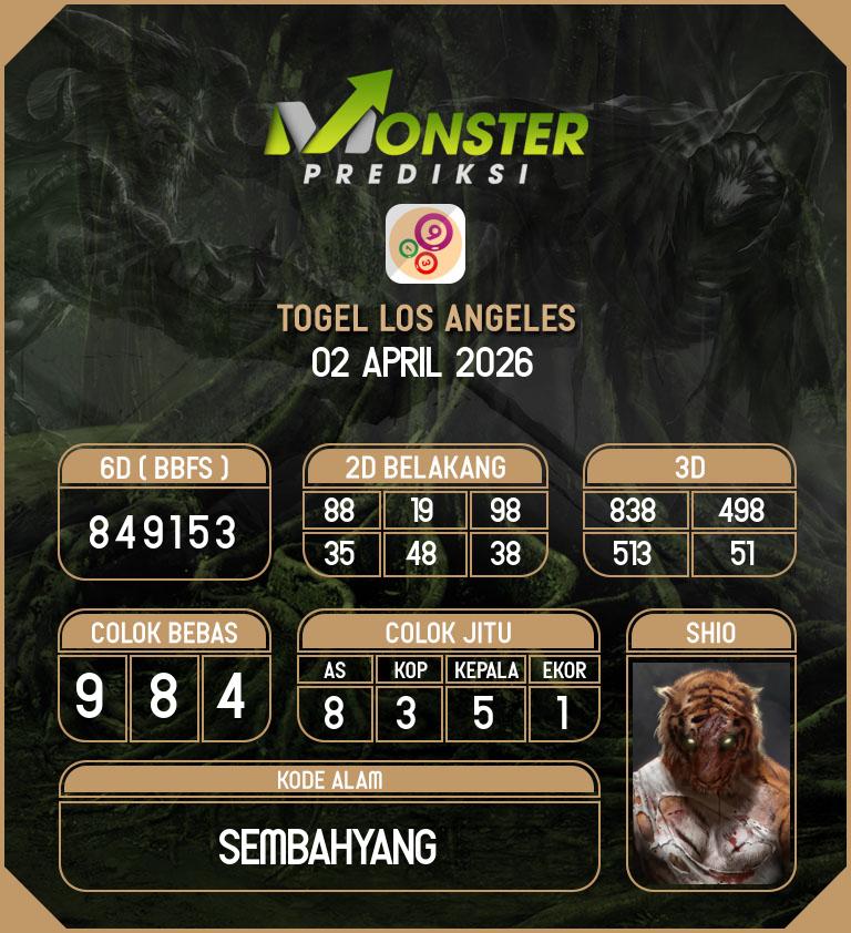 Kode-Monster-Los-Angeles-Hari-Kamis-2-April-2026