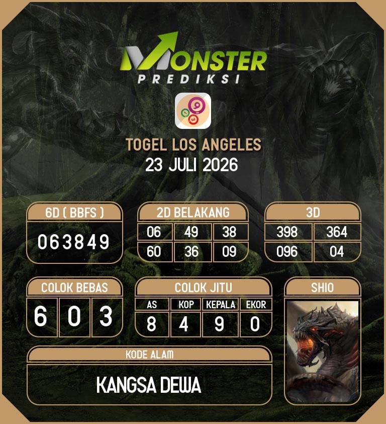 Kode-Monster-Los-Angeles-Hari-Kamis-23-Juli-2026