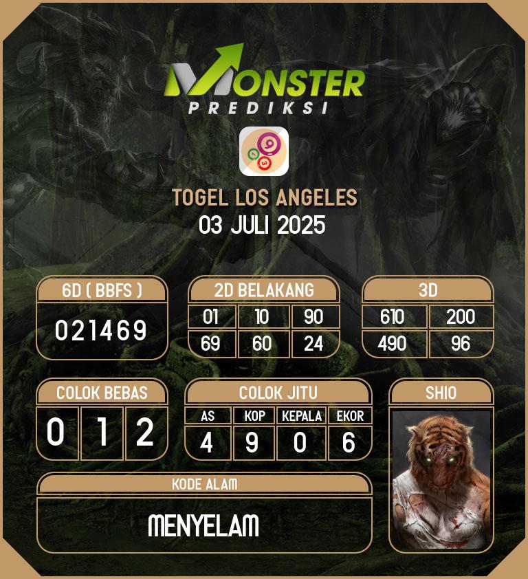 Kode-Monster-Los-Angeles-Hari-Kamis-3-Juli-2025