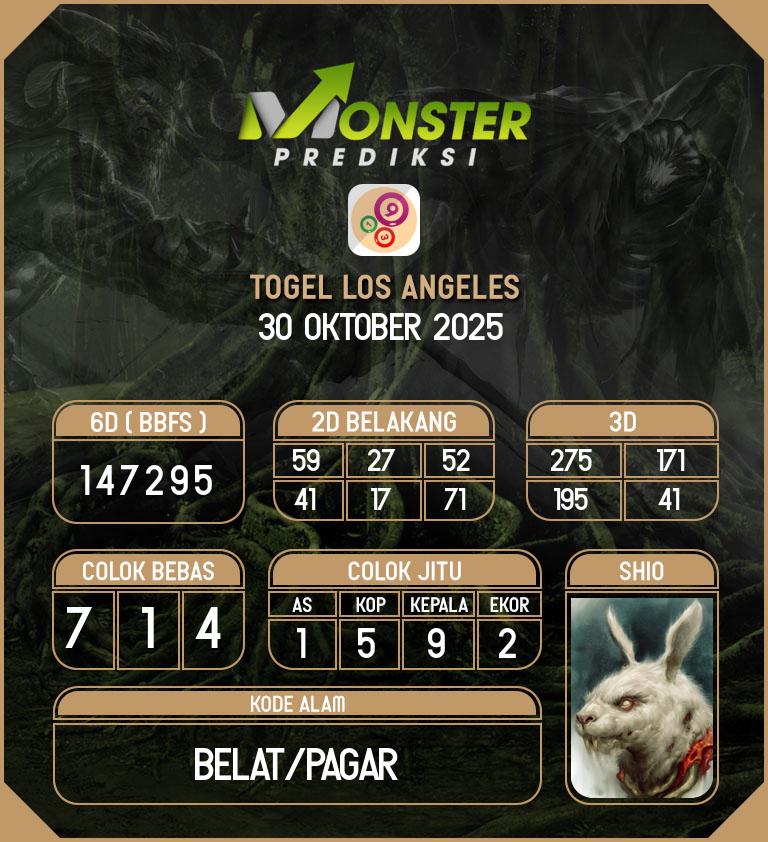 Kode-Monster-Los-Angeles-Hari-Kamis-30-Oktober-2025