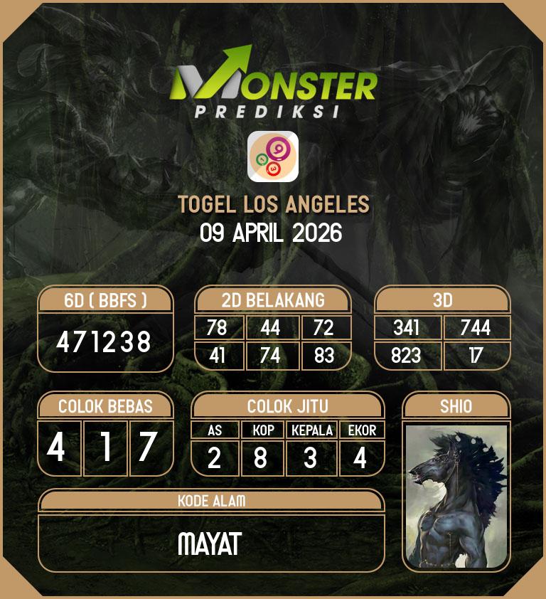 Kode-Monster-Los-Angeles-Hari-Kamis-9-April-2026
