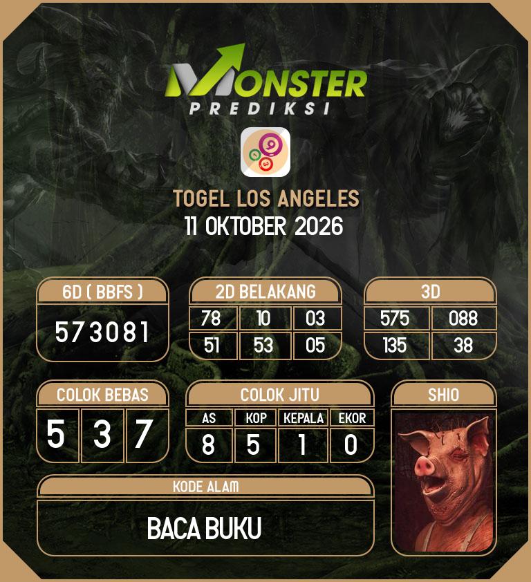 Kode-Monster-Los-Angeles-Hari-Minggu-11-Oktober-2026