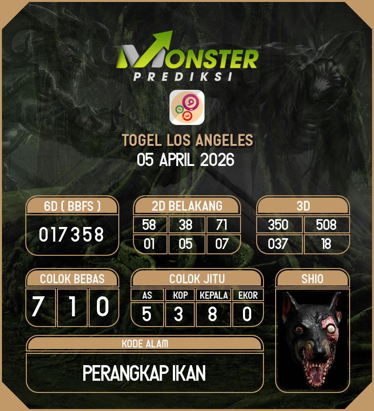 Kode-Monster-Los-Angeles-Hari-Minggu-5-April-2026