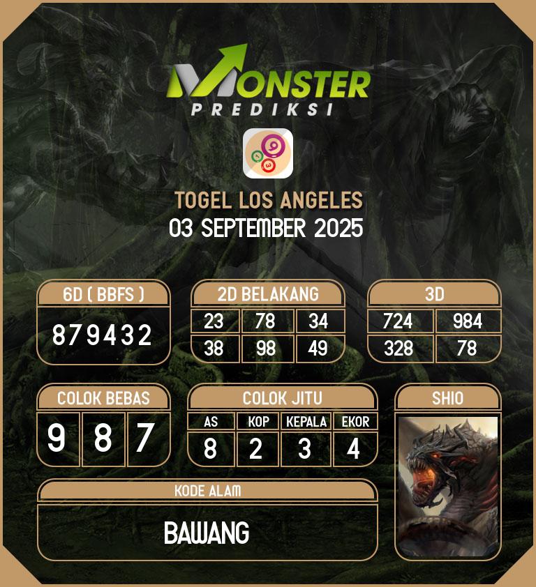 Kode-Monster-Los-Angeles-Hari-Rabu-3-September-2025