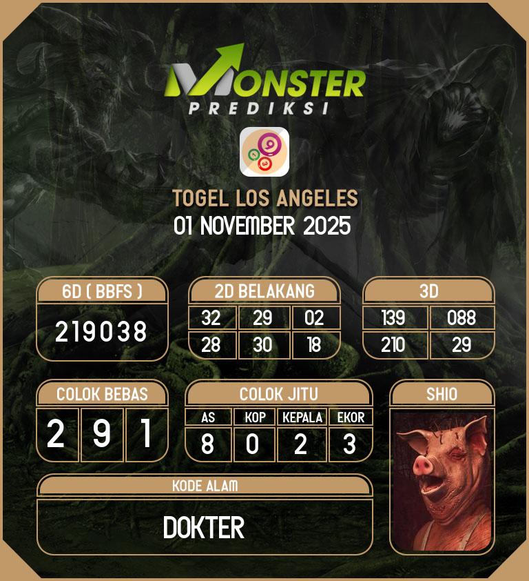 Kode-Monster-Los-Angeles-Hari-Sabtu-1-November-2025