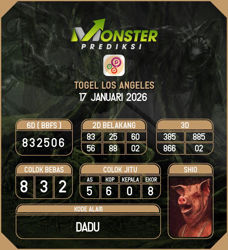 Kode-Monster-Los-Angeles-Hari-Sabtu-17-Januari-2026