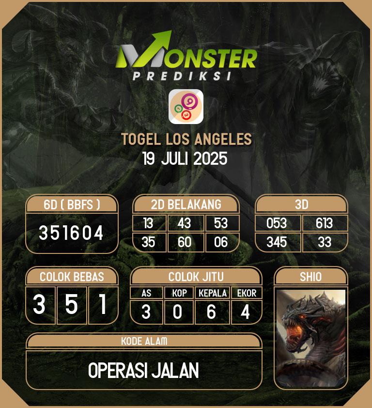 Kode-Monster-Los-Angeles-Hari-Sabtu-19-Juli-2025