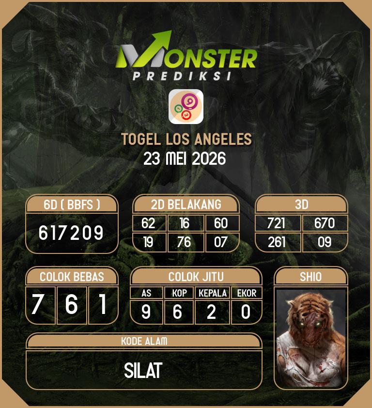 Kode-Monster-Los-Angeles-Hari-Sabtu-23-Mei-2026