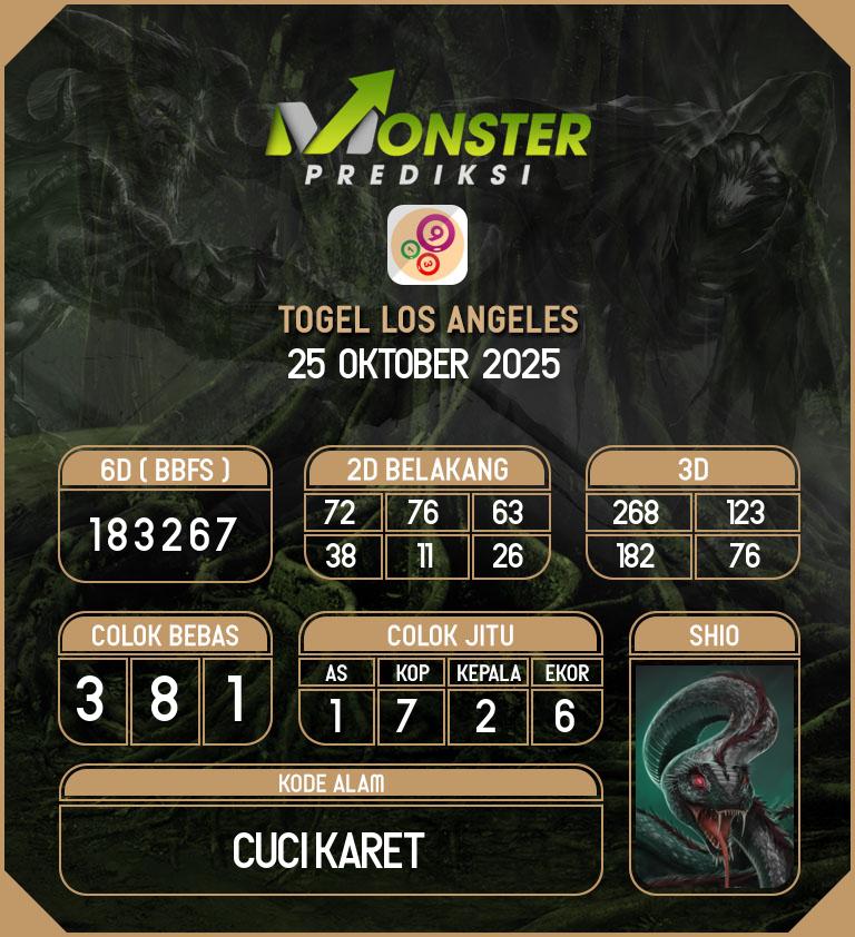Kode-Monster-Los-Angeles-Hari-Sabtu-25-Oktober-2025