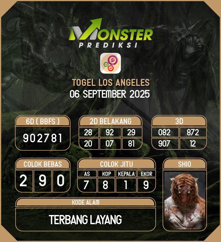 Kode-Monster-Los-Angeles-Hari-Sabtu-6-September-2025