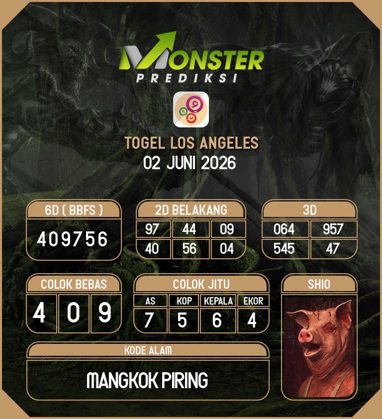 Kode-Monster-Los-Angeles-Hari-Selasa-2-Juni-2026