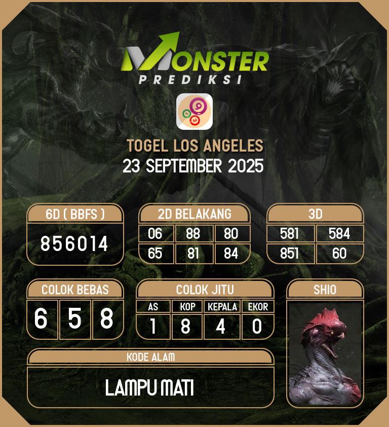 Kode-Monster-Los-Angeles-Hari-Selasa-23-September-2025