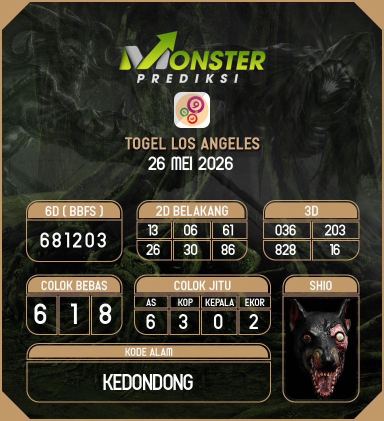 Kode-Monster-Los-Angeles-Hari-Selasa-26-Mei-2026