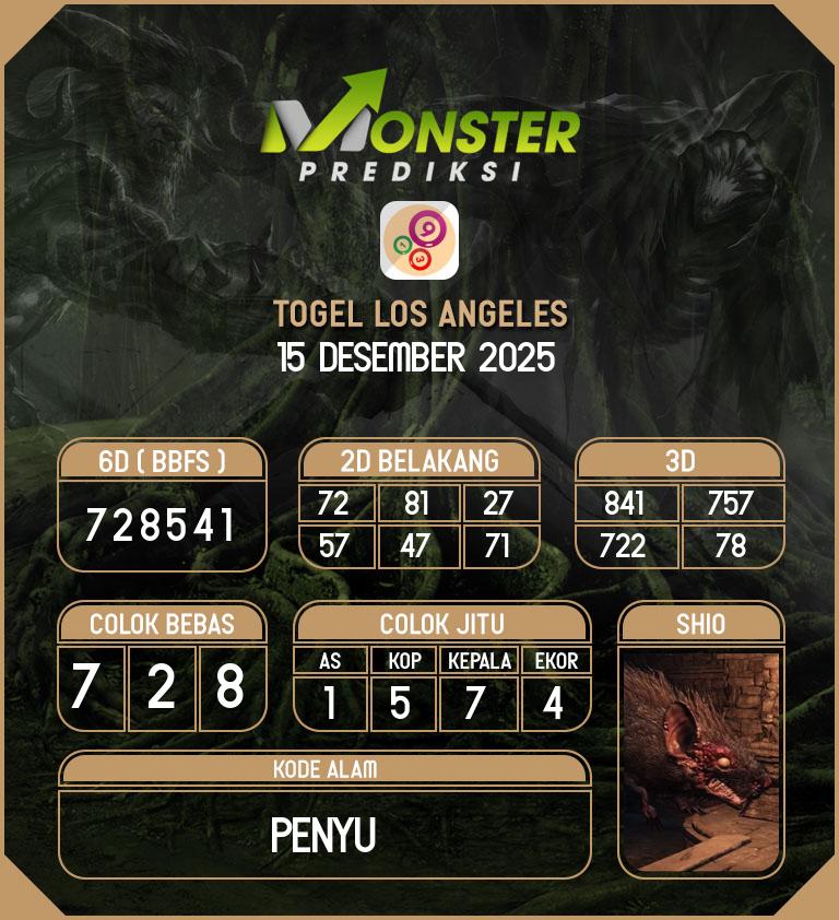 Kode-Monster-Los-Angeles-Hari-Senin-15-Desember-2025