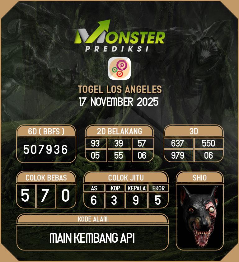 Kode-Monster-Los-Angeles-Hari-Senin-17-November-2025