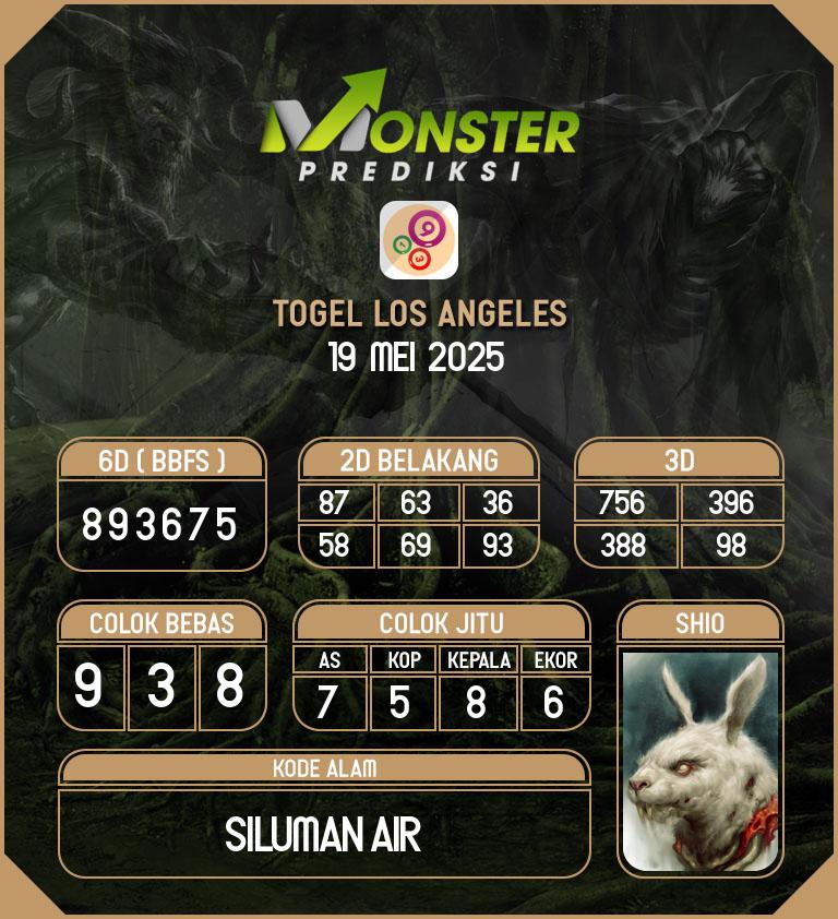 Kode-Monster-Los-Angeles-Hari-Senin-19-Mei-2025