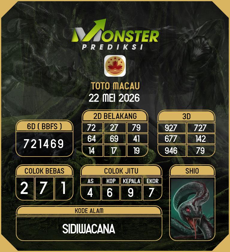 Kode-Monster-Macau-Hari-Jumat-22-Mei-2026