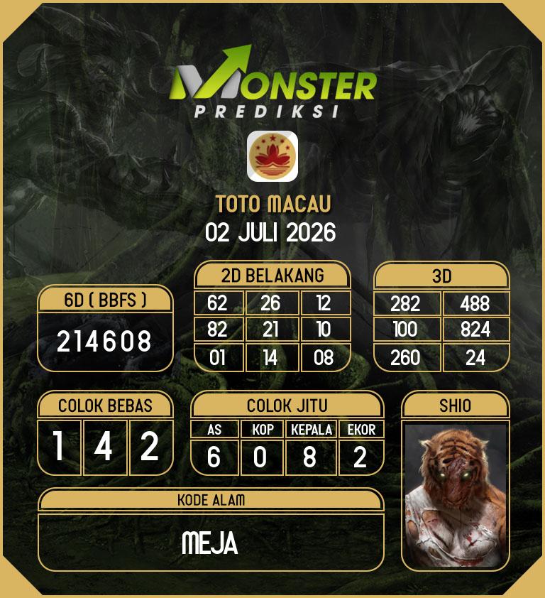 Kode-Monster-Macau-Hari-Kamis-2-Juli-2026