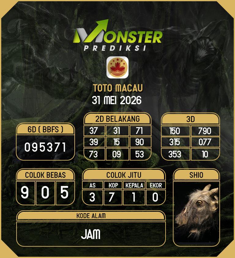 Kode-Monster-Macau-Hari-Minggu-31-Mei-2026