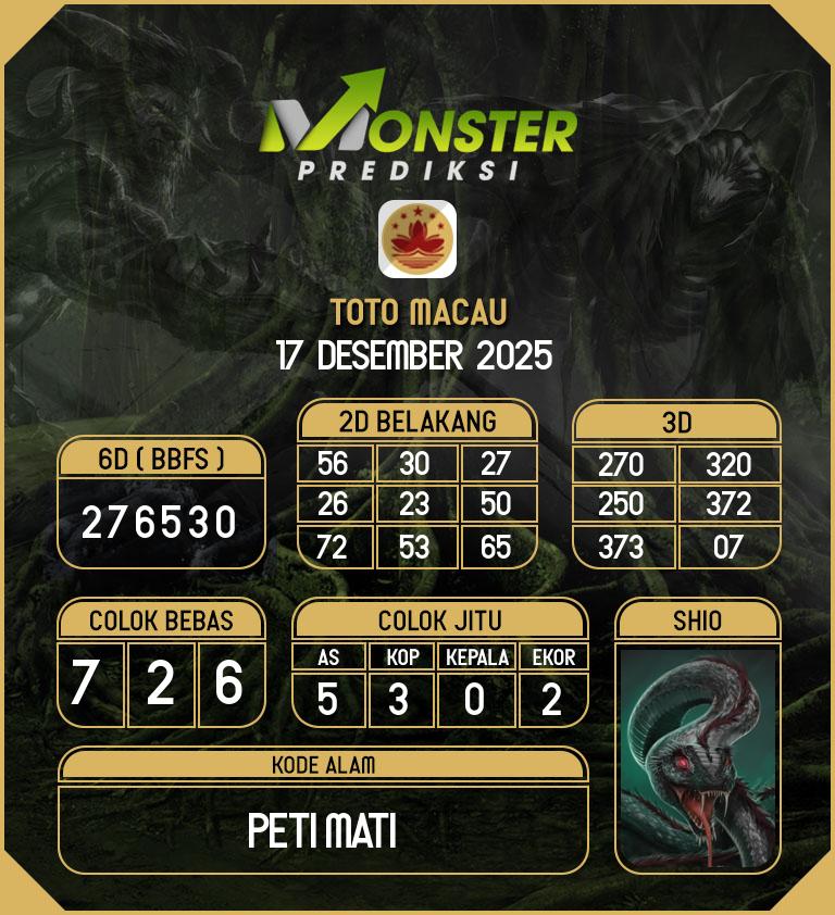 Kode-Monster-Macau-Hari-Rabu-17-Desember-2025