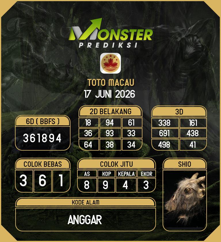 Kode-Monster-Macau-Hari-Rabu-17-Juni-2026