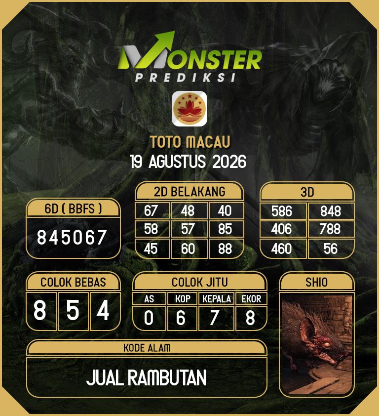 Kode-Monster-Macau-Hari-Rabu-19-Agustus-2026