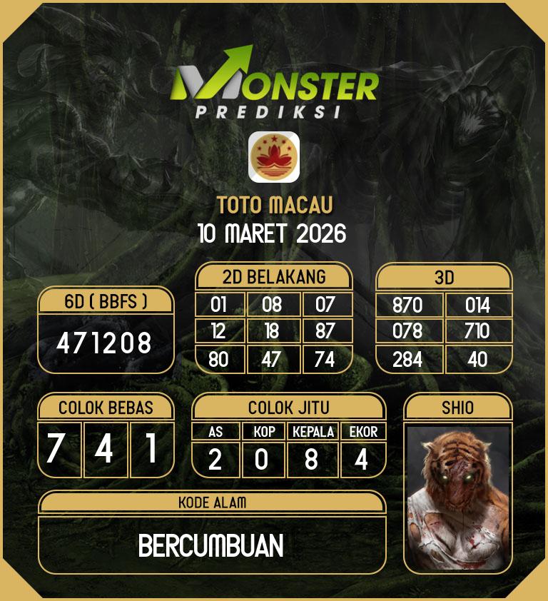 Kode-Monster-Macau-Hari-Selasa-10-Maret-2026