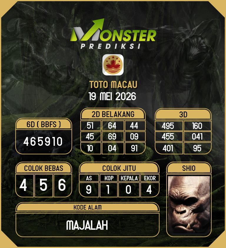 Kode-Monster-Macau-Hari-Selasa-19-Mei-2026