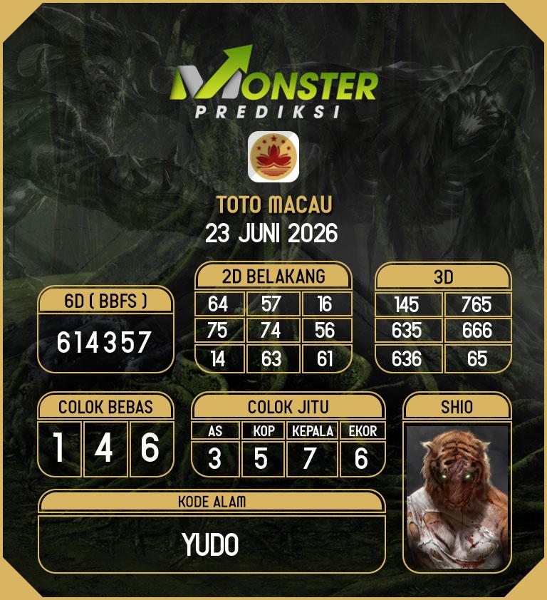 Kode-Monster-Macau-Hari-Selasa-23-Juni-2026
