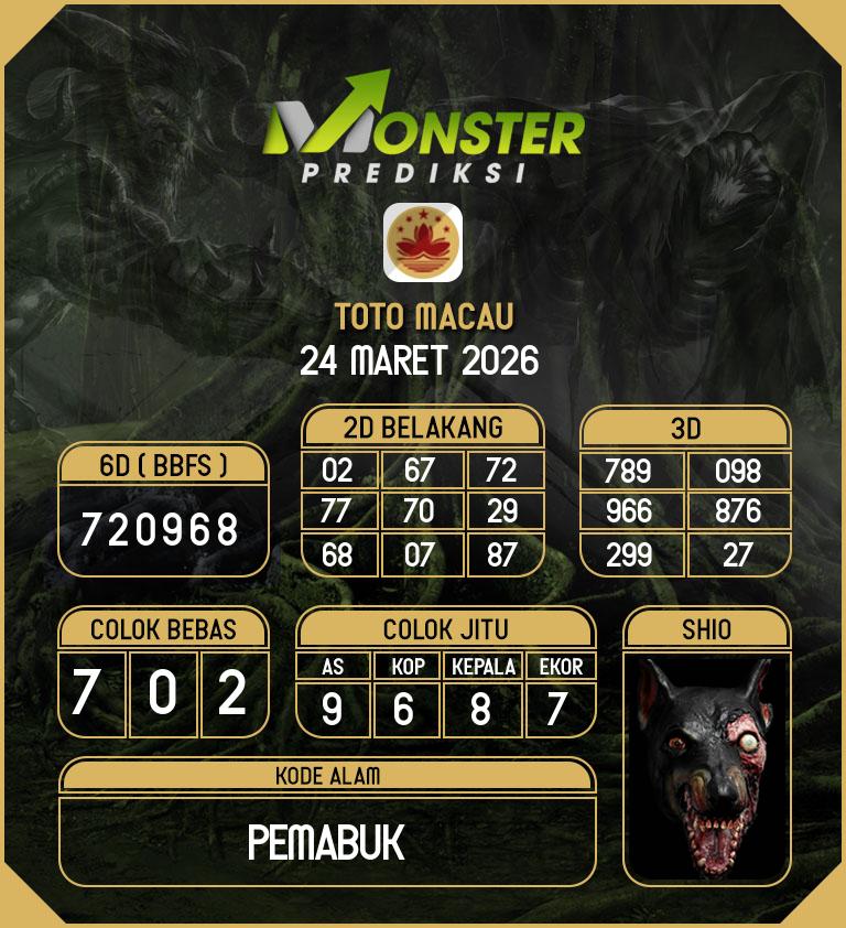 Kode-Monster-Macau-Hari-Selasa-24-Maret-2026