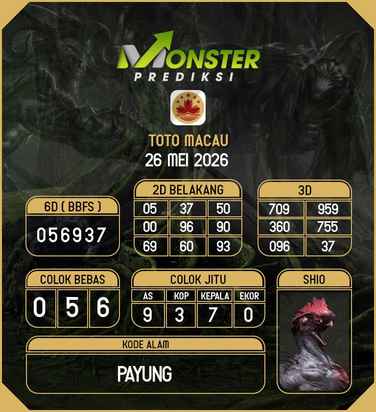 Kode-Monster-Macau-Hari-Selasa-26-Mei-2026