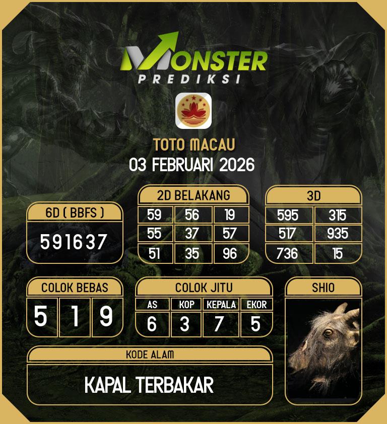 Kode-Monster-Macau-Hari-Selasa-3-Februari-2026