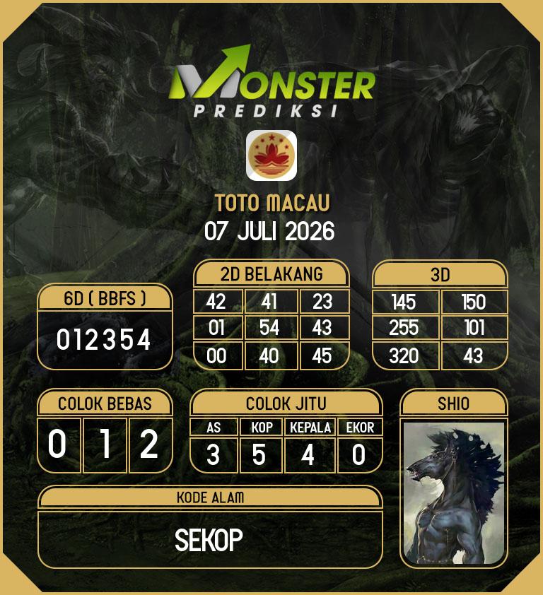 Kode-Monster-Macau-Hari-Selasa-7-Juli-2026