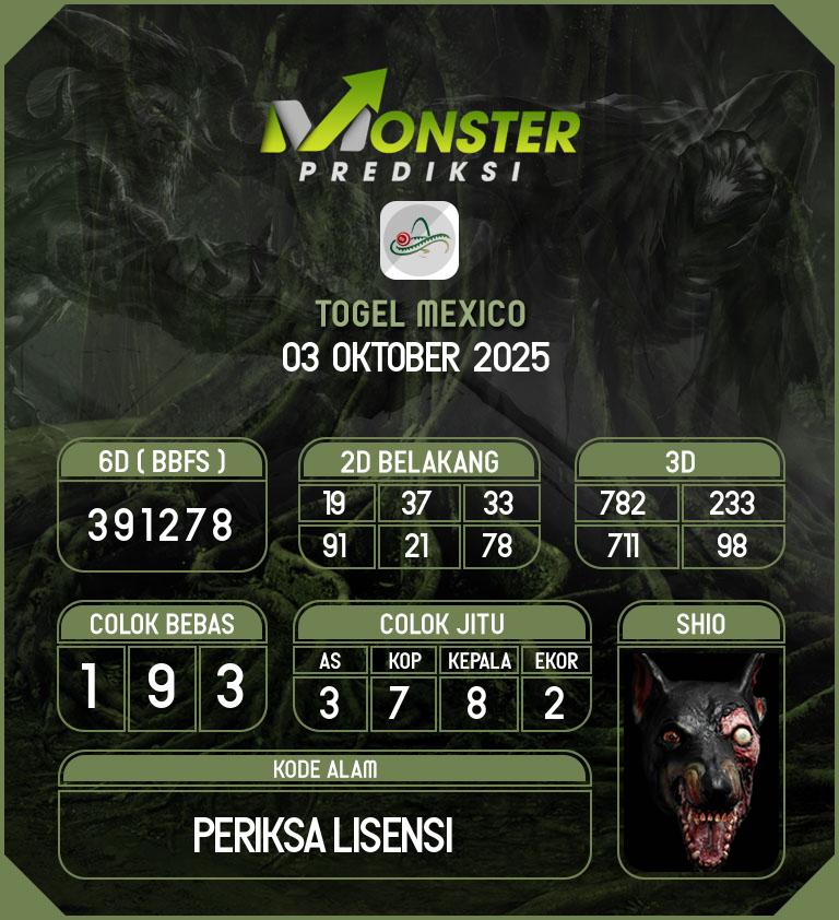 Kode-Monster-Mexico-Hari-Jumat-3-Oktober-2025