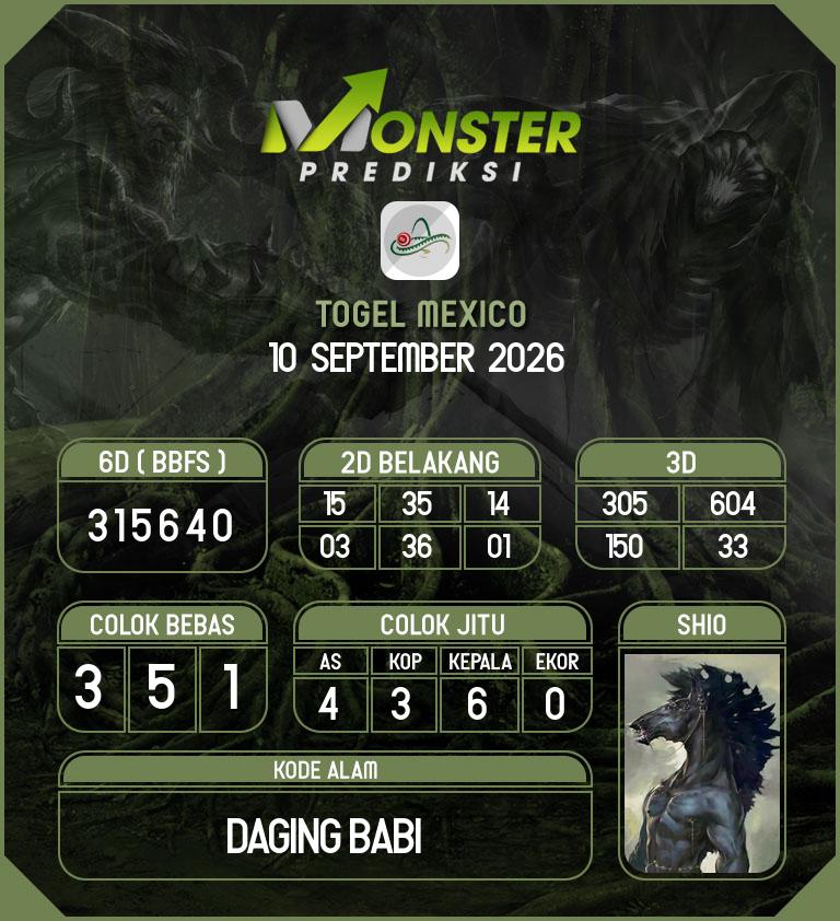 Kode-Monster-Mexico-Hari-Kamis-10-September-2026