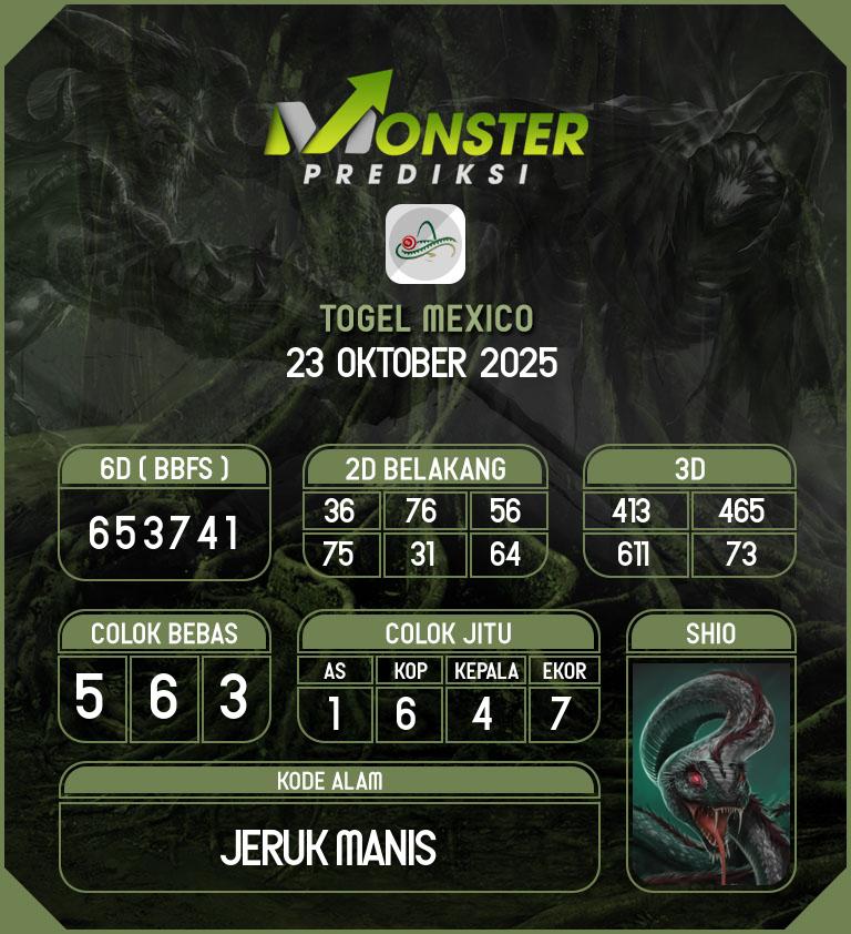 Kode-Monster-Mexico-Hari-Kamis-23-Oktober-2025