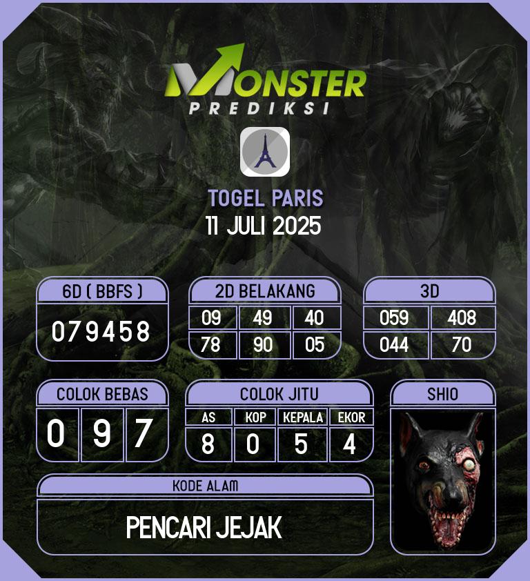 Kode-Monster-Paris-Hari-Jumat-11-Juli-2025