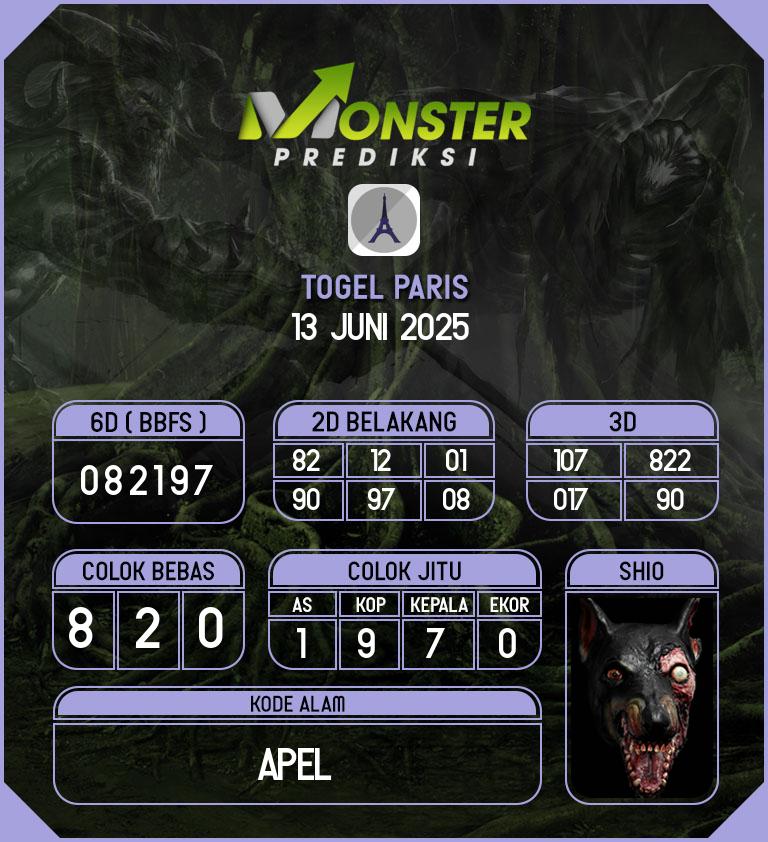 Kode-Monster-Paris-Hari-Jumat-13-Juni-2025